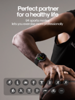 JR-FC1 Classic Series Smart Watch (Make/Answer Call) Dark Gray - Image 6