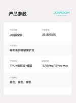 Magnetic Protective Phone Case for iP 15 6.1"-Black - Image 2