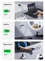 JR-TCF08UK Speed Series PD 30W Dual-Port (A+C) Charger-Black (UK) - Image 4
