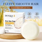 BIOAOUA Rice Pulp Refreshing and Fluffy Shampoo Bar 60g - Image 4