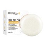BIOAOUA Rice Pulp Refreshing and Fluffy Shampoo Bar 60g - Image 3