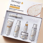 BIOAOUA Rice Pulp Skin-Nourishing and Moisturizing 6-Piece Set 100g + 120ml + 15ml + 120ml + 50g + 20g - Image 2