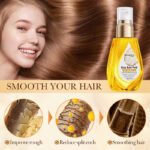 BIOAOUA Rice Pulp Smoothing and Repairing Hair Oil 70ml - Image 3