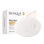 BIOAOUA Rice Pulp Soap with Foaming Net 100g - Image 4