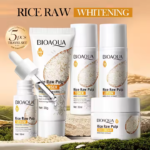 BIOAOUA Rice Pulp Whitening Travel 5-Piece Set 30g + 30ml + 30ml + 10ml + 15g