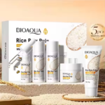 BIOAOUA Rice Pulp Whitening Travel 5-Piece Set 30g + 30ml + 30ml + 10ml + 15g - Image 3