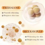 BIOAOUA Rice Pulp Whitening and Repairing Freeze-Dried Powder Set 50mg x 6 blister packs + 3ml x 6 blister packs - Image 7