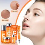 SADOER 5-in-1 Vitamin C Brightening & Radiance Skincare Gift Set 100g+30ml+130ml+100ml+50g+20g - Image 5