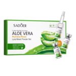 SADOER Aloe Vera Repairing and Nourishing Freeze-Dried Powder Set 50mg x 8pcs + 3ml x 8pcs - Image 3