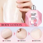 SADOER Cherry Blossom Collagen Moisturizing and Smoothing Body Lotion 300ml - Image 4