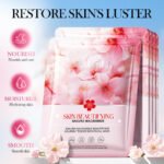 SADOER Cherry Blossom Niacinamide Whitening and Nourishing Facial Mask 25ml - Image 5