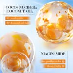 SADOER Coconut Oil Hair & Shower Gel Travel 3-Piece Set 50ml - Image 3