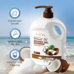 SADOER Coconut Oil Moisturizing Shower Gel 1kg - Image 5