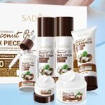 SADOER Coconut Oil Nourishing and Moisturizing 6-Piece Set 100g + 100ml + 100ml + 40ml + 50g + 20g - Image 2