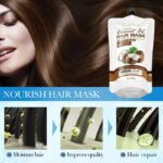 SADOER Coconut Oil Nourishing and Smoothing Hair Mask 400g - Image 3