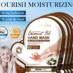 SADOER Coconut Oil Vitamin E Moisturizing and Nourishing Hand Mask 40ml/pair