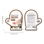 SADOER Coconut Oil Vitamin E Moisturizing and Nourishing Hand Mask 40ml/pair - Image 5