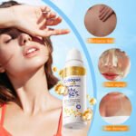 SADOER Collagen Anti-Aging Whitening Sunscreen Spray SPF50+ PA+++ 150ml - Image 6
