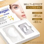 SADOER Collagen Hyaluronic Acid Firming Freeze-Dried Eye Mask160mg/pair * 4 pairs + 5ml/pair * 4 pairs