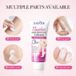SADOER Cucumber Vitamin E Smoothing and Flawless Hair Removal Cream 100g - Image 3