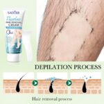 SADOER Cucumber Vitamin E Smoothing and Flawless Hair Removal Cream 100g - Image 2