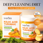 SADOER Kojic Acid Turmeric Cleansing Pad 150ml (50 pads) - Image 6