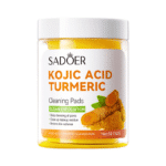 SADOER Kojic Acid Turmeric Cleansing Pad 150ml (50 pads) - Image 3