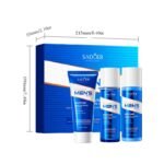 SADOER Men's Moisturizing and Refreshing Oil-Control Three-Piece Set  100g+120ml+120ml - Image 4