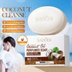 SADOER Nourishing Coconut Oil Scented Soap 100g (Includes Foaming Net)