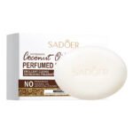 SADOER Nourishing Coconut Oil Scented Soap 100g (Includes Foaming Net) - Image 2