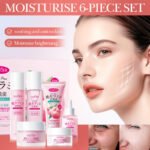 SADOER Peach Probiotic Moisturizing 6-Piece Set (100g + 100ml + 20g + 30ml + 100ml + 50g) - Image 4