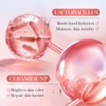 SADOER Peach Probiotic Nourishing Body Lotion 300ml - Image 3