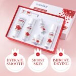 SADOER Pomegranate Fresh Beauty Six-piece Set (New) 30ml+100g+120ml+120ml+20g+50g