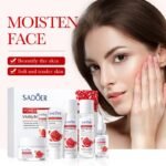 SADOER Pomegranate Fresh Beauty Six-piece Set (New) 30ml+100g+120ml+120ml+20g+50g - Image 19