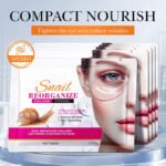 SADOER Snail Recombinant Collagen Anti-Wrinkle Nourishing Eye Mask 7.5g/pair - Image 3