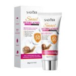 SADOER Snail Recombinant Collagen Whitening and Moisturizing Sunscreen SPF50+ PA+++ 60g - Image 6