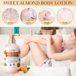 SADOER Sweet Almond Brightening and Moisturizing Body Lotion 500ml - Image 6