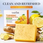 SADOER Turmeric Lemon Cleansing Soap (with foaming net) 100g