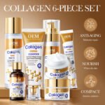 SADOER Type 3 Collagen Firming and Anti-Wrinkle Skincare Set 100ml + 100ml + 100g + 30ml + 60g + 20g - Image 4