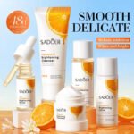 SADOER Vitamin C Brightening & Whitening Travel Set – 30g + 30ml + 30ml + 10ml + 15g