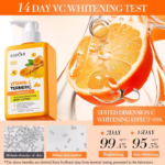 SADOER Vitamin C Turmeric & Retinol Whitening and Brightening Body Lotion 300ml - Image 5